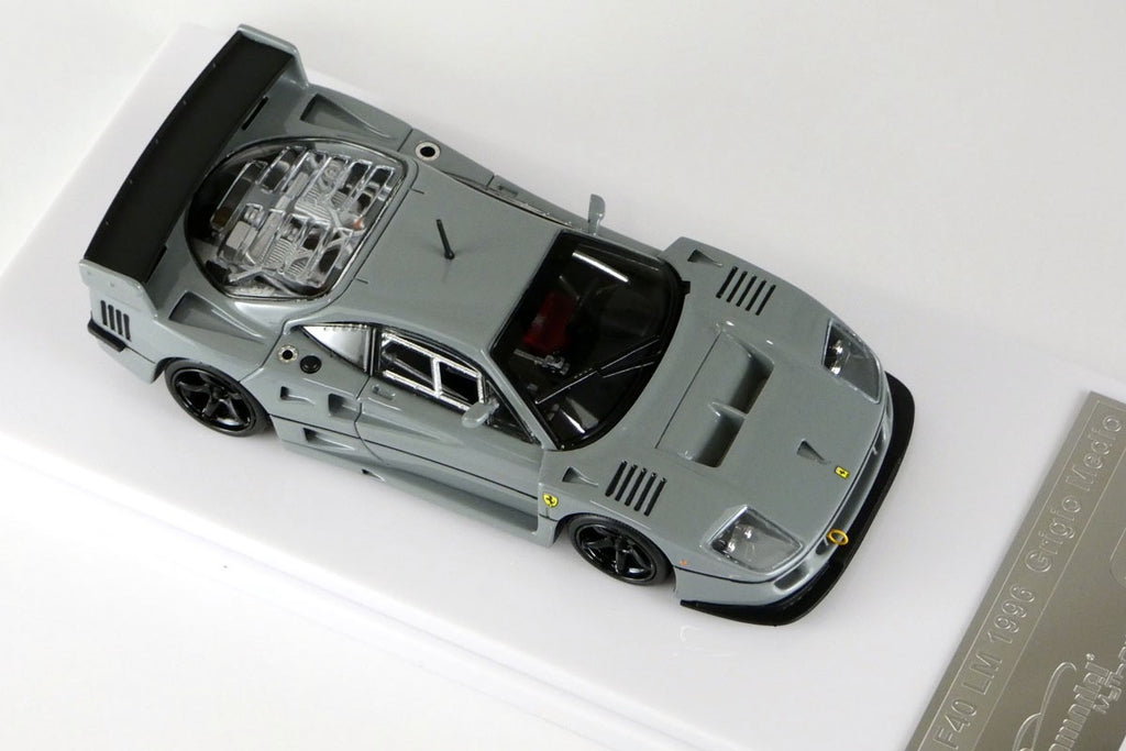 Tecno Model TM43-67E 1/43 Ferrari F40 LM Press 1996 Middle Gray Black Resin