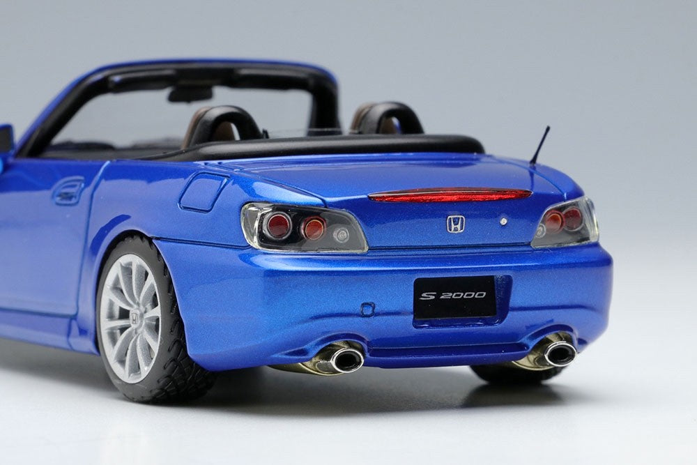 Make Up EIDOLON EM677A 1/43 Honda S2000 AP2 2005 Bermuda Blue Pearl Resin