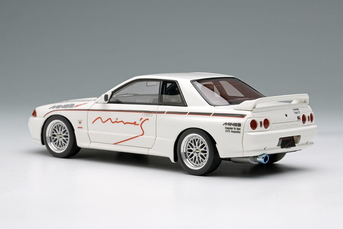 Make Up EIDOLON EM644A 1/43 Mines Skyline GT-R BNR32 N1 White BBS LM Evolution