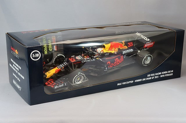 Minichamps MC110212333 1/18 Red Bull RB16B Abu Dhabi Winner