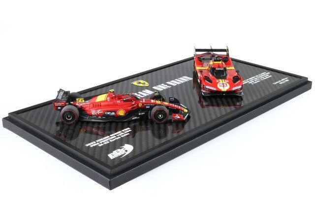 BBR EX56 1/43 Ferrari 499P LM 2023 Winner & SF-23 Italy GP Monza Limited 100pcs
