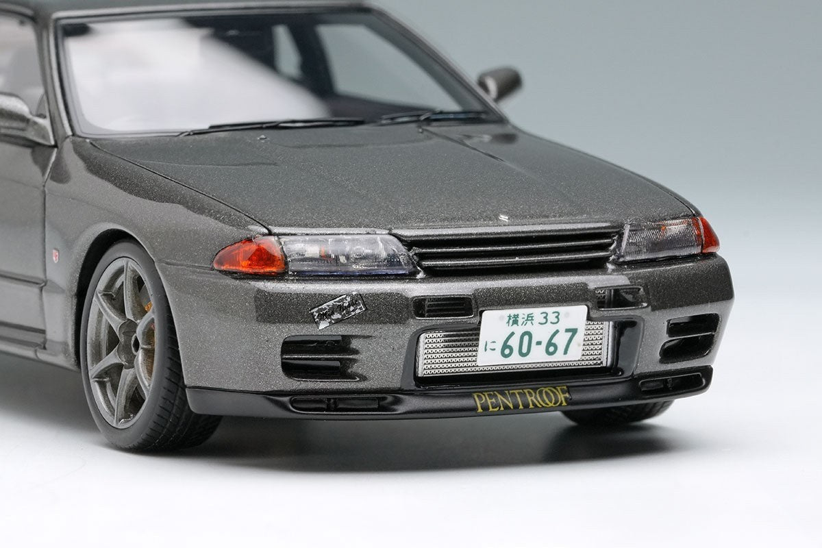 EIDOLON EM784 1/43 Nissan Skyline GT-R BNR32 by Hiroshi Tamura Gangray Metallic