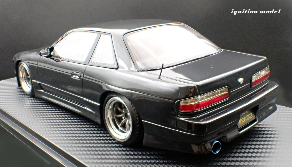 Ignition Model IG3588 1/18 Vertex S13 Silvia Black Watanabe 8-Spoke
