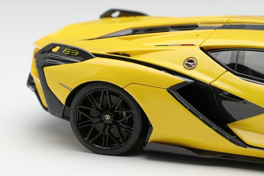 EIDOLON EM533F 1/43 Lamborghini Sian FKP 37 2019 Giallo Inti Car
