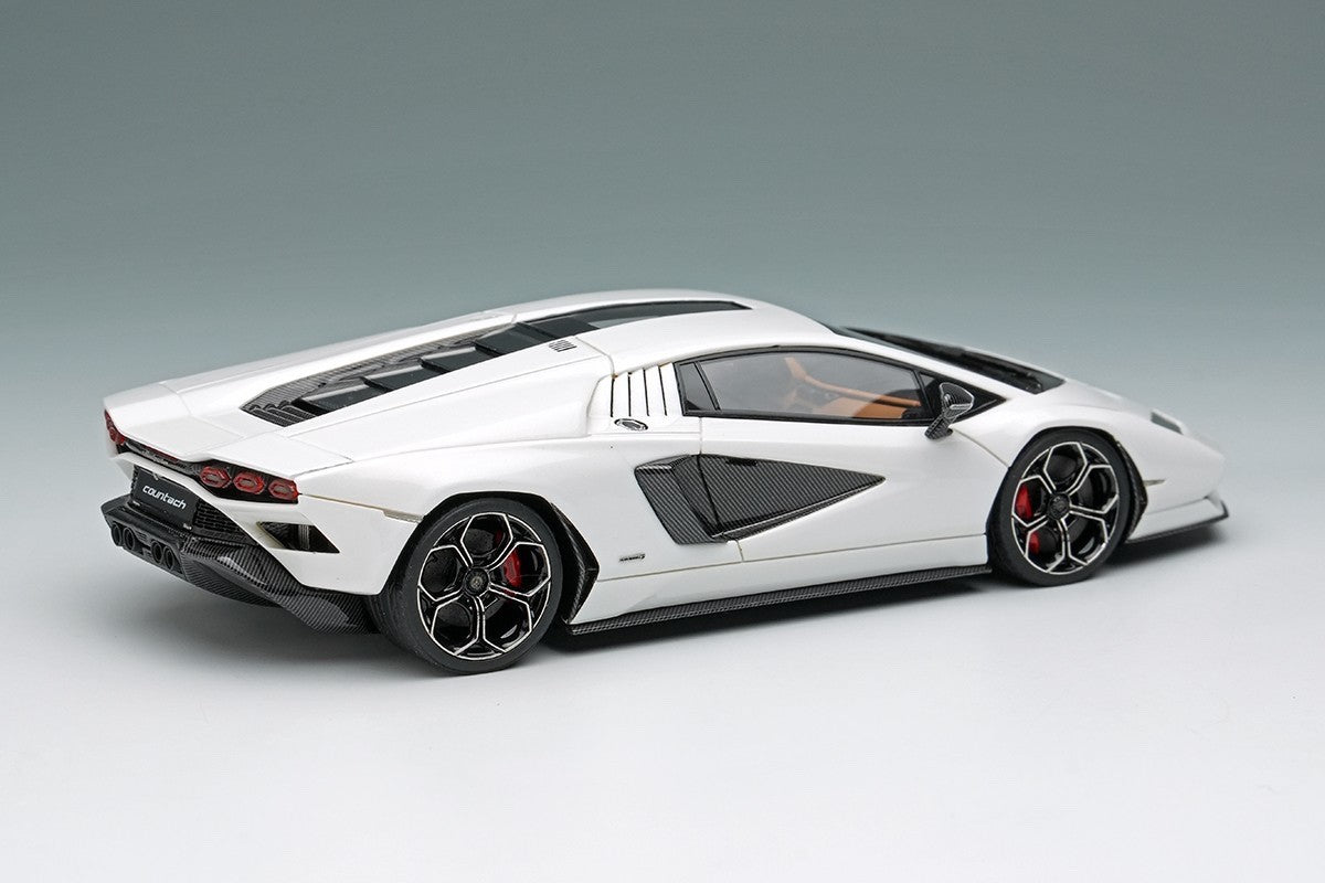 EIDOLON EM740A 1/43 Lamborghini Countach LPI 800-4 2022 Pearl White Resin Car