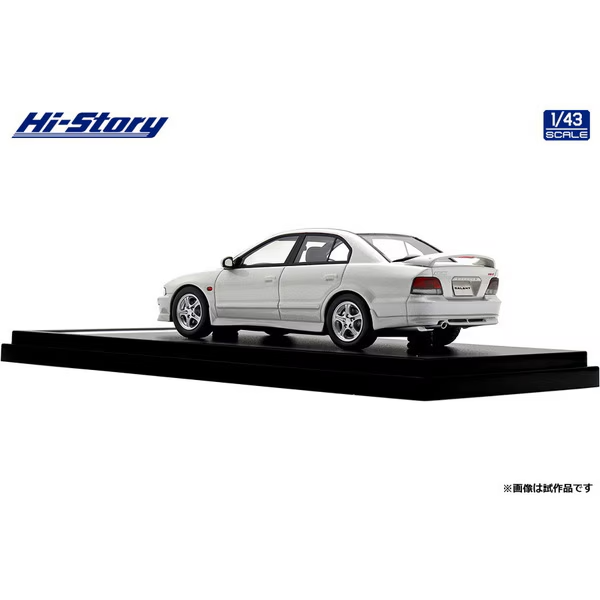 High Story HS513WH 1/43 Mitsubishi Galant VR-4 1996 Galaxy White Resin Model