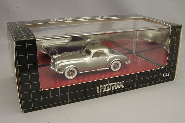 MATRIX MX50403-012 1/43 DeSoto Adventurer I Ghia Concept 1953 Silver Resin