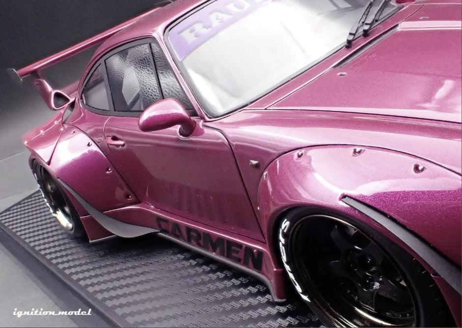 Ignition Model IG3623 1/18 RWB Porsche 993 Purple Metallic Resin