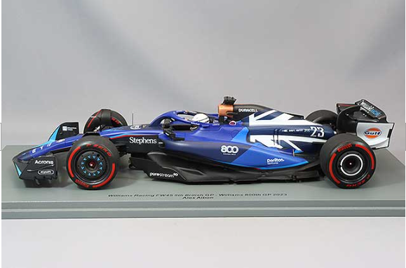 Spark S18S952 1/18 Williams FW45 British GP P8 2023 #23 Multi Resin
