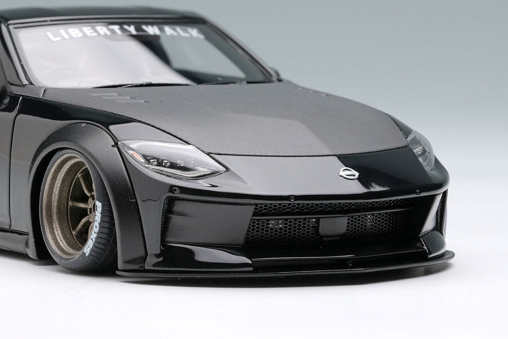 EIDOLON LB023D 1/43 lb nation Fairlady Z (RS Watanabe 8spoke wheel) Black Resin