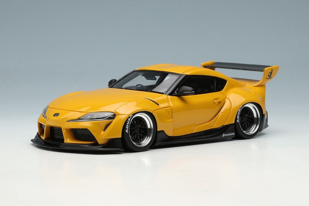 Make Up EIDOLON RB006E 1/43 Pandem GR Supra Ver1 Lightning Yellow 2019