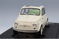 Kyosho KS08966WA 1/18 Fiat Nuova 500 w/Accessories Ivory Classic Set