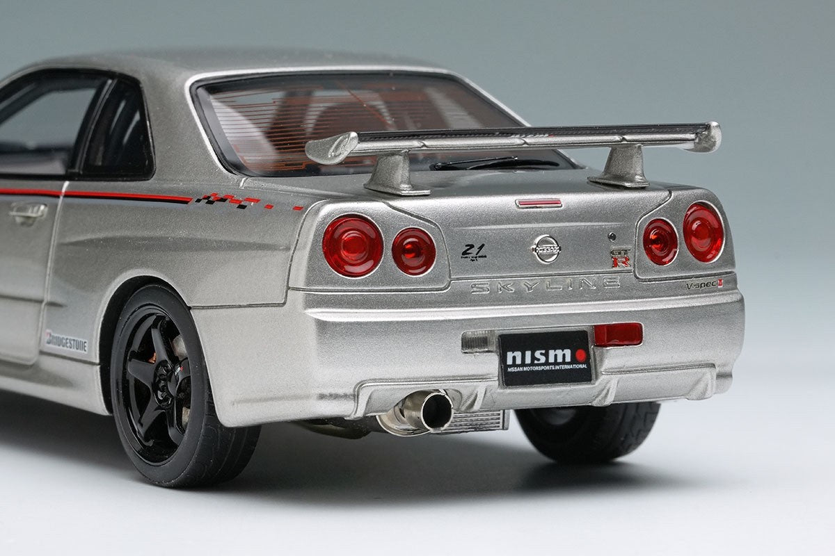 Make Up EIDOLON EM791 1/43 Nismo R34 GT-R Z-tune Prototype TAS 2001 Silver