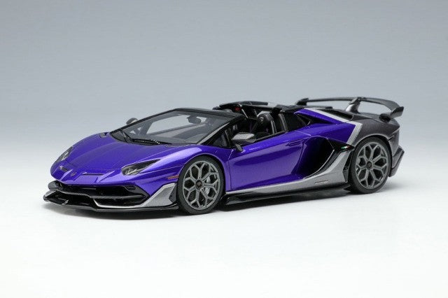 EIDOLON EM669C 1/43 Lamborghini Aventador SVJ Roadster  2020 Viola Hestia Lmited