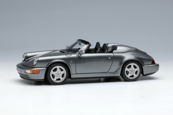 VISION VM165E 1/43 Porsche 911 964 Carrera 2 Speedster 1993 Slate Gray Metallic