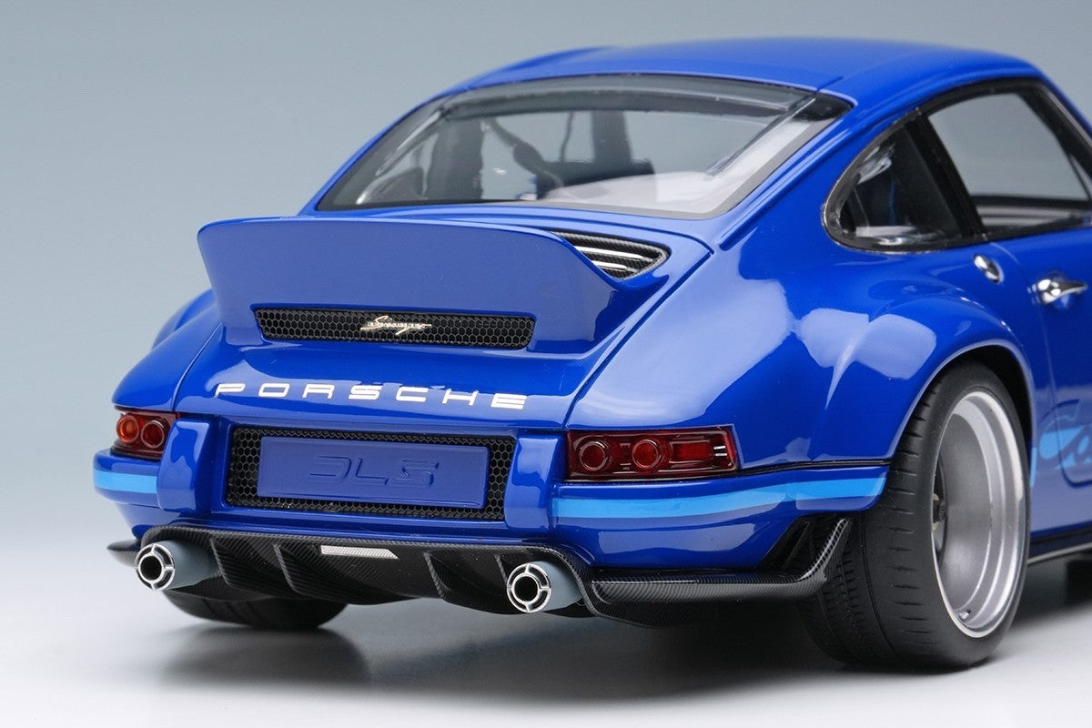 EIDOLON EML018Q 1/18 Singer 911 DLS 2023 Indigo Resin Model Car