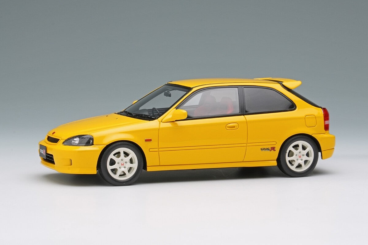 Make Up Eidolon EM481B 1/43 Honda Civic Type R EK9 1998 Sunlight Yellow