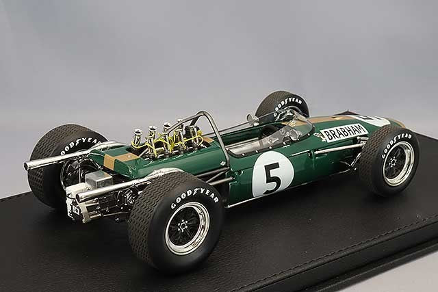 TOPMARQUES GRP116C 1/18 Brabham BT19 1966 British GP Winner #5 Resin