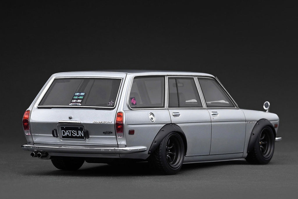 Ignition Model IG3860 1/18 Datsun Bluebird 510 Wagon Silver