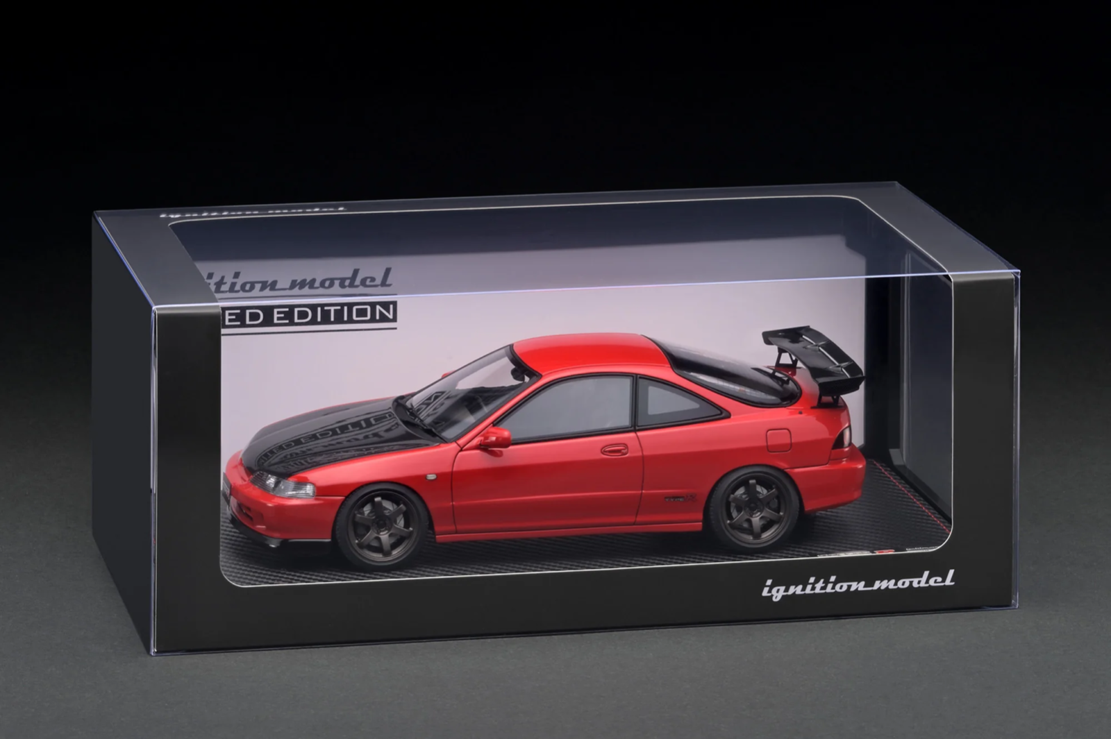 Ignition Model IG3057 1/18 Honda Integra Type R DC2 Red w/ B18C Engine Resin