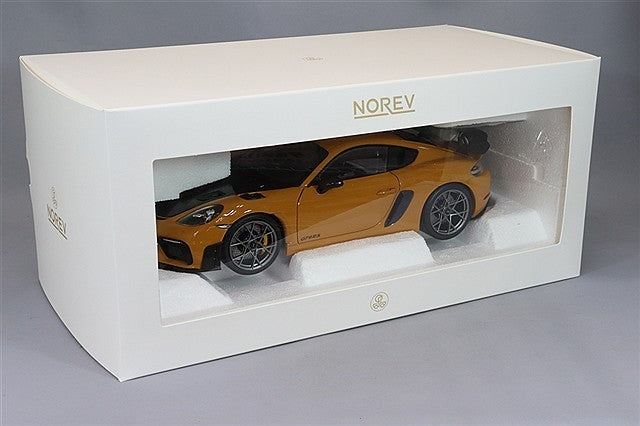 Norev NO187252 1/18 Porsche Cayman GT4 RS 2023 Yellow Die-cast