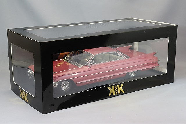 KK Scale KKDC181254 1/18 Cadillac Series 62 Coupe DeVille 1961 Pink