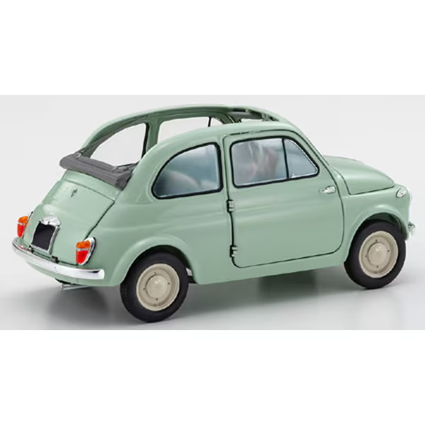 KYOSHO KS08966LG - 1/18 Fiat Nuova 500 Green Clear [Diecast Mini Car]