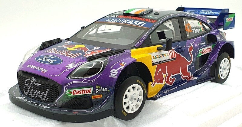 Top Speed TS0491 1/18 Ford Puma Rally Italy Sardinia 2022 2nd Place Car #42