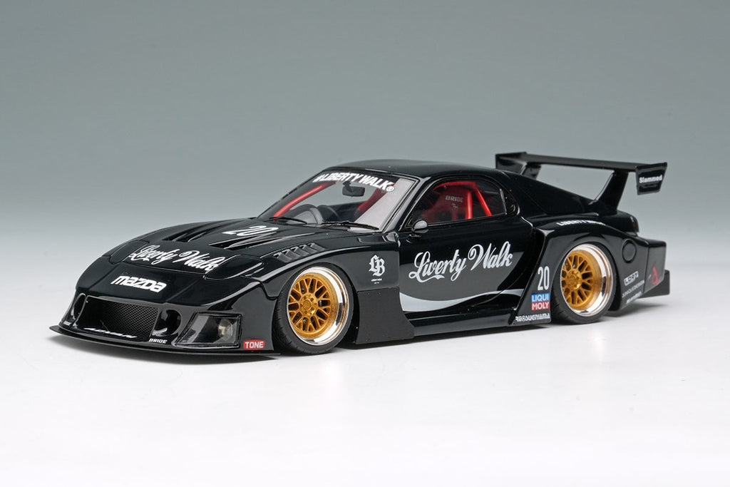 Make Up EIDOLON LB028A 1/43 Mazda FD3S RX-7 Black Resin Limited 200pcs