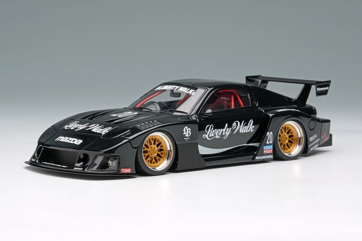 Make Up EIDOLON LB028A 1/43 Mazda FD3S RX-7 Black Resin Limited 200pcs