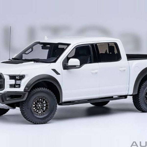 AUTOart 72946 1/18 Ford F-150 Raptor SuperCrew 2019 White Diecast