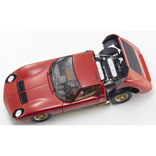 Kyosho KS08314R 1/18 Lamborghini Miura P400 Red Diecast Model Car