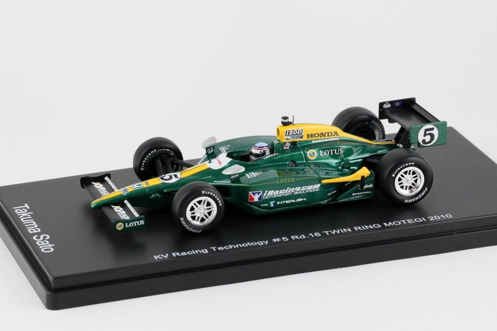 IXO 1/43 KV Racing Takuma Sato Indy Japan 300 Twin Ring Motegi 2010 Resin