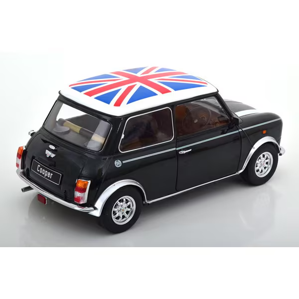 KK Scale KKDC120056R 1/12 Mini Cooper Union Jack Dark Green Metallic/White Right
