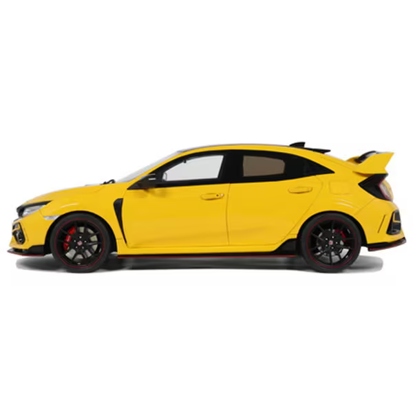 Otto Mobile OTM1111 1/18 Honda Civic Type R FK8 2020 Yellow Resin