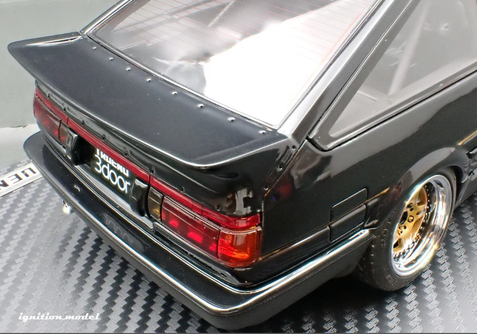 Ignition Model IG3490 1/18 Toyota Sprinter Trueno AE86 Black Limited Resin