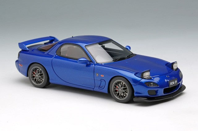 EIDOLON EM817C 1/43 Mazda RX-7 FD3S Spirit R 2002 Blue Resin Limited 120pcs