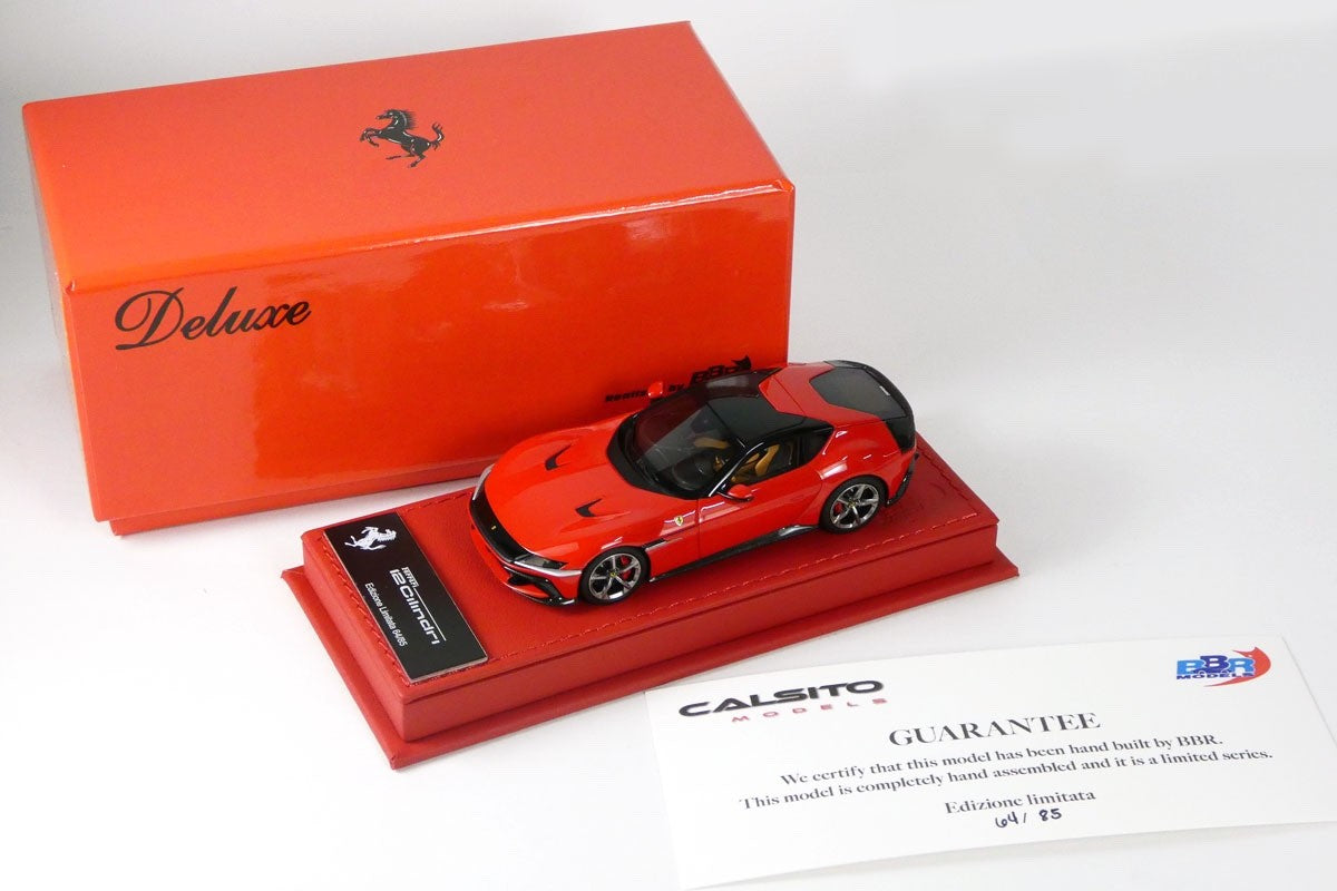 BBR C299ADL 1/43 Ferrari 12 Cilindri Coupe Rosso Corsa Deluxe Leather Ltd 85pcs