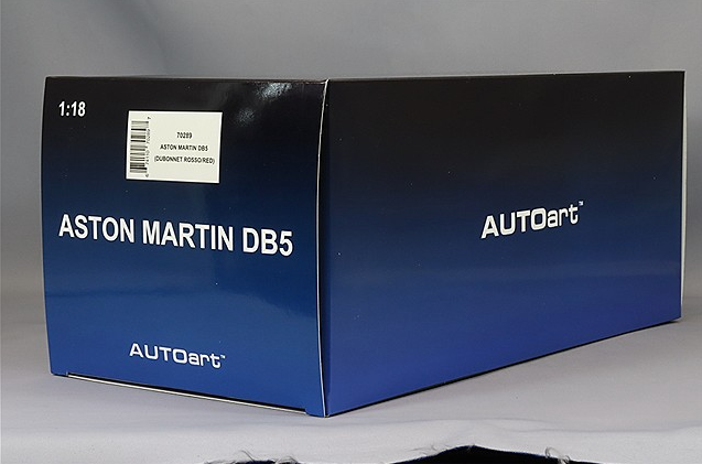 AUTOart 70289 1/18 Aston Martin DB5 Dark Red Metallic Composite