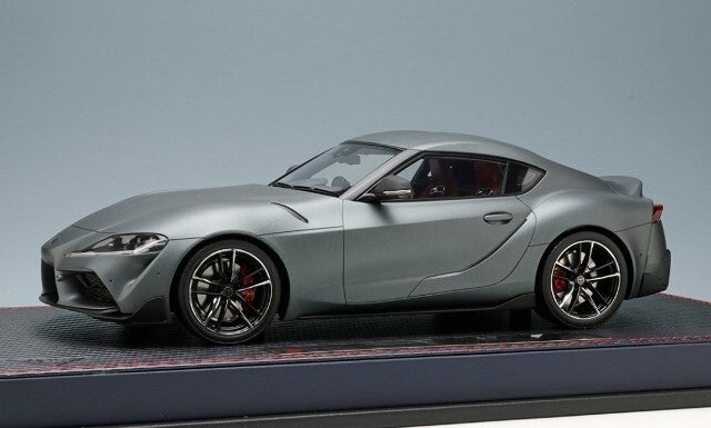 Make Up IDEA IM039A 1/18 Toyota GR Supra RZ 2019 Matte Storm Gray Metalic