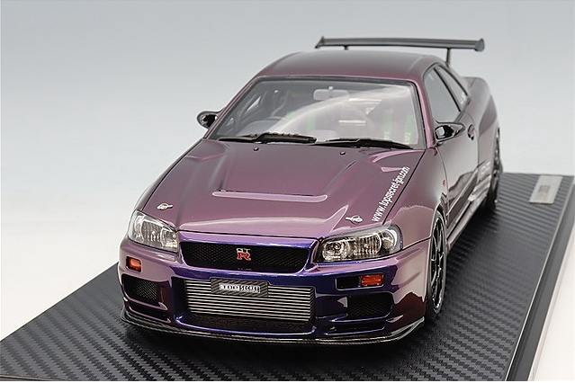 Ignition Model IG3850 1/18 TOP SECRET 34GT-R Purple Metallic
