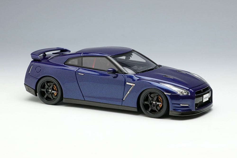 Make Up EIDOLON EM683D 1/43 Nissan GT-R Track Edition Nismo Aurora Flare Blue