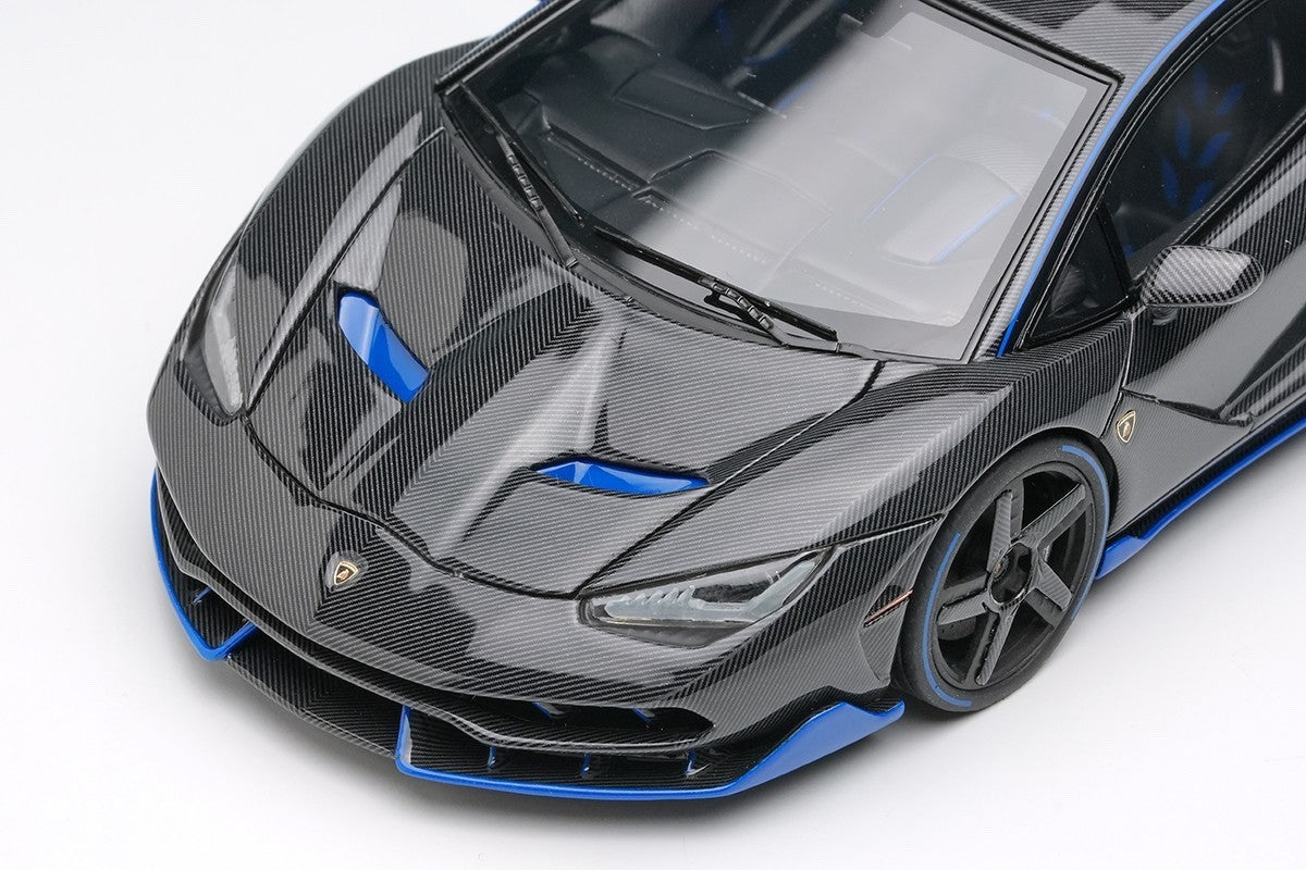 EIDOLON EM780F 1/43 Lamborghini Centenario LP770-4 Carbon Blue Stripe