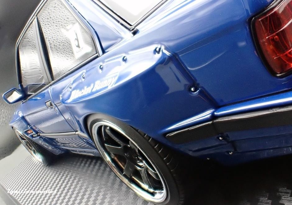 Ignition Model IG3712 1/18 BMW Pandem 30 Blue TE37 Wheels Black