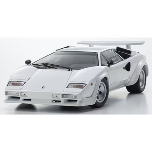 Kyosho KS08320WFL 1:18 Lamborghini Countach LP400S White Diecast Model Car