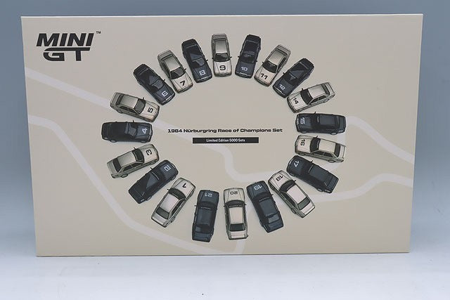 TSM MINI GT MGTS0016 1/64 Nürburgring Race of Champions 1984 - 20 car Set