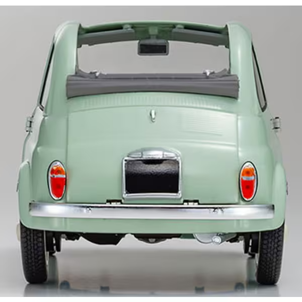 KYOSHO KS08966LG - 1/18 Fiat Nuova 500 Green Clear [Diecast Mini Car]