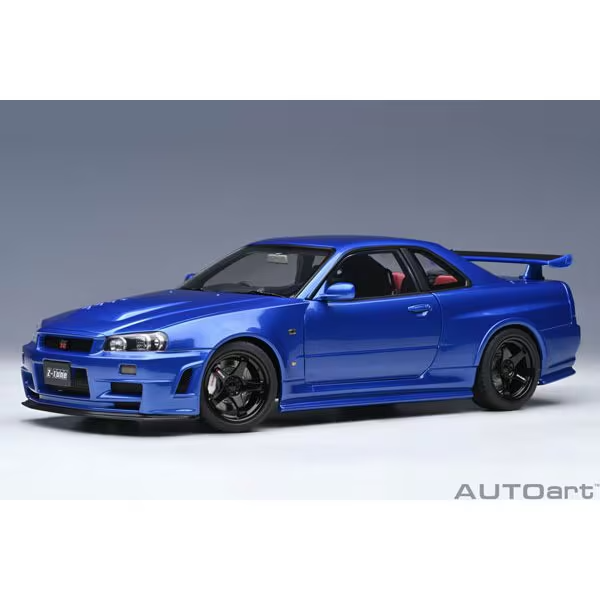 AUTOart 77462 1/18 Nissan Skyline NISMO R34 GT-R Z-Tune Bayside Blue