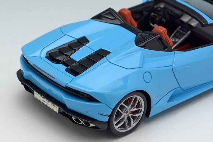 EIDOLON EM342A1 1/43 Lamborghini Huracan LP610-4 Spider Pearl Light Blue Resin
