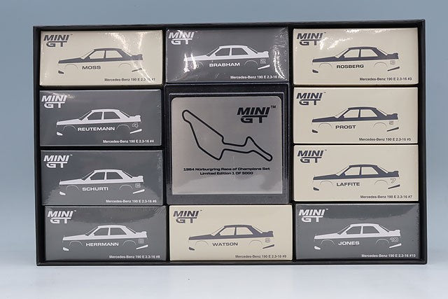 TSM MINI GT MGTS0016 1/64 Nürburgring Race of Champions 1984 - 20 car Set